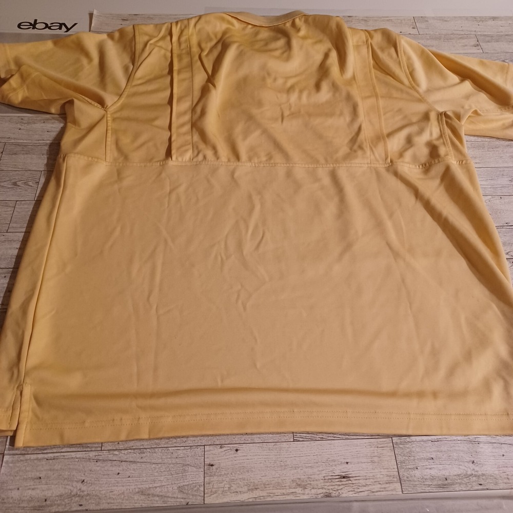Guides Choice Polo Shirt Mens XL Orange Short Sleeve Stretch Golf Casual Outdoor